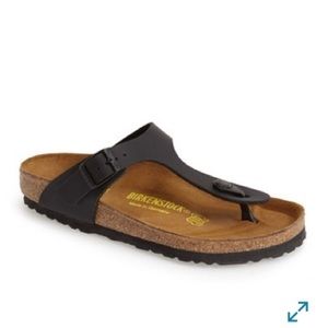 Birkenstock Gizeh Thong Sandal sz 40 copper brown